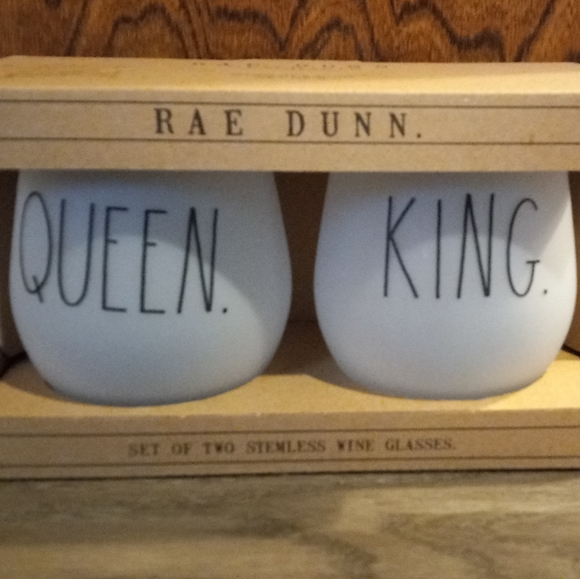 Rae Dunn Other - Wine glasses